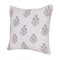 Homeroots 20" X 20" Natural and Ivory Floral Linen Zippered Pillow With Embroidery 534299 - alternate 4