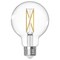 Bulbrite 60-Watt Equivalent Dimmable Clear Filament G25 Medium (E26) LED Bulb, 4000K, 8PK 861631 - alternate 4