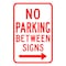 Sign Solutions Usa Parking Sign, 12 in W, Aluminum Sign, White DCS06DWT1218CUS00211 - alternate 1