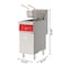Koolmore Commercial 40 lb Electric Deep Fryer 240 V 3 Phase KM-FDF40-EE - alternate 1