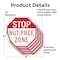 Signmission Stop Nut-free Zone, 4 inch X 4 inch, Vinyl Decal, 5PK OC-D-5PACK-4-119 - alternate 2
