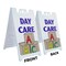 Signmission Day Care, A-Frame & 2 Decals Installed, Heavy-Duty Plastic Frame SBHD-D-2436-Day Care - alternate 3