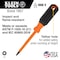 Klein Tools InsulSquareScrewdriver, Sq, #2, Blc, Round 6844INS - alternate 6