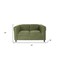 Homeroots Two Piece Green Tufted Velvet Five Person Seating Set 530495 - alternate 5