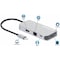 Manhattan - Strategic USB-C 8-IN-1 DOCKING STATION WITH POWER DELIVERY 130615 - alternate 6
