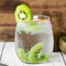 Smarty Had A Party 12 oz. Clear with Gold Elegant Stemless Plastic Wine Glasses (64 Glasses), 64PK 3712-CL-G-CASE - alternate 4