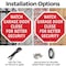 Signmission Watch Garage Door Close for Better, 10 inch X 10 inch, Aluminum Metal Signs, 2PK OC-A-2PACK-10-66 - alternate 3
