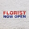 Signmission Florist Now Open, 24 Inch x 72 Inch, Vinyl Banner B-72-30638 - alternate 2