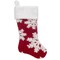 Dyno Red/White Snowflake Jacquard Christmas Stocking 20 in. 1201270-1 - alternate 1