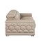 Homeroots 89" Beige Italian Leather Solid Wood Sofa 720451 - alternate 6