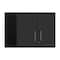 Homeroots 28" Black Wall mounted Accent Cabinet With Eight Shelves And Six Drawers 546373 - alternate 4