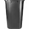 Sparco 7 gal Rectangular Indoor Plastic Can, Black, Polyethylene, 14.5 in, 24 PK SPR02160CT - alternate 2
