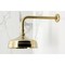 Kingston Brass Single-Handle Pressure Balanced Tub and Shower Faucet, Brushed Brass KB6347BX - alternate 4