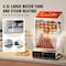 Vevor Commercial Hot Dog Steamer 2-Tier Electric Bun Warmer 39QT Slide Doors NB-RGG-001X - alternate 3