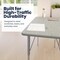 Flash Furniture Wren 48 in x 24 in Adjustable Height Activity Table, Thermal Laminate Top, Standard Legs, Light Gray XU-A2448-REC-LTGRY-T-A-GG - alternate 7