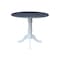 Whitewood Industries Extension Dining Tables, 45 in L, 38 in H, Parawood K05-42DPT-6B - alternate 3