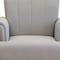 Homeroots 30" Light Gray and Brown Upholstered Arm Chair 526471 - alternate 4