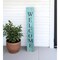Homeroots 5ft Rustic Light Aqua Blue Front Porch Welcome Sign 384912 - alternate 3