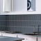 Apollo Tile Arte 0.47 in. x 7.87 in. Matte Blue Ceramic Pencil Tile Trims 0.3 sq. ft./case, 10PK RID88NAVPENM - alternate 3