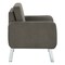 Office Star Armchair, Gray Seat, Gray Back, 26 in W 26 3/4 in L 33 1/2 in H, Polyester Seat SL5601-SK2 - alternate 3