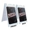 Signmission Pizza, A-Frame & 2 Decals Installed, Heavy-Duty Plastic Frame SBHD-D-2436-30416 - alternate 4