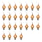 Bulbrite 7.5-Watt S11 Incandescent Light Bulb Medium Base (E26) Silicone 2700k, 25PK 861969 - alternate 1