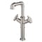 Kingston Brass Double-Handle Vessel Faucet with Knurled Handle, Brushed Nickel LS6608RKZ - alternate 1