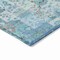 Homeroots 3' X 5' Blue And Silver Patchwork Washable Indoor Outdoor Area Rug 631419 - alternate 4