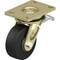 Blickle Swivel Plate Caster, Solid Rubbr, 5", Brake, Caster Load Rating Range: Light-Duty LS-SE 125K-16-ST - alternate 1