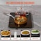 Vevor 16.5" x 11" Electric Food Buffet Server 100W Glass Warming Tray YD-302C-J-42+28S - alternate 3