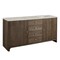 James Martin Vanities Gracyn 72" Double Vanity, Sable, w/ 3 CM Siberian Silestone Widespread Top D125-V72-SBL-WSFR - alternate 2