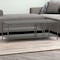 Homeroots 48" Gray Steel Coffee Table With Two Shelves 520581 - alternate 4
