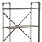Homeroots 49" Gray Brown Metal Four Tier Etagere Bookcase 486318 - alternate 2
