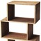 Homeroots 48" Brown Wood Three Tier Bookcase 389558 - alternate 4