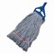 Carlisle Foodservice Medium Blue Looped-End Mop, Cotton, 43 x 6 x 3, Red 369423B14 - alternate 4