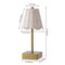 Jonathan Y Willow 11 in. Coastal Bohemian Metal and Rattan Tapered Cordless Rechargeable Integrated Dimmab, 2PK JYL5514D-SET2 - alternate 6