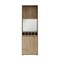 Homeroots 23in Oak Wood Bar Cabinet With Two Doors 478257 - alternate 1
