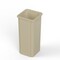 Regal Altair 23 Gallon Square Beige Plastic Trash Can, Vent Channel Design ZR-TC-100-SQ23BG - alternate 1