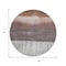 Homeroots 8' Rust And Ivory Round Abstract Washable Indoor Outdoor Area Rug 632055 - alternate 6