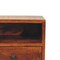 Homeroots 12" Chestnut Solid Wood Square One Drawer Floating Nightstand 653830 - alternate 6