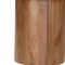 Homeroots 48" Brown Solid Wood Pedestal Base Round Top Dining Table 644517 - alternate 4
