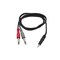 Monoprice Trs Male To Two Ts Male Cable, 5 ft. 601045 - alternate 4