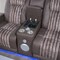 Global Furniture Usa Contemporary U8000 Brown Power Reclining Loveseat W/ Console U8000-BROWN-PCRLS W/ PHR + LED - alternate 3
