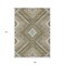 Homeroots 9' X 12' Beige Gray And Ivory Tribal Washable Indoor Outdoor Area Rug 598092 - alternate 5