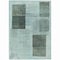 Homeroots 8' X 10' Teal Blue And Gray Geometric Washable Indoor Outdoor Area Rug 631942 - alternate 6