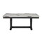 Homeroots 72" Black Wood Trestle Base Dining Table 654252 - alternate 1
