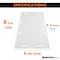 Irontread Mats Ground Protection Mat, Heavy Duty, Diamond Tread Pattern, HDPE, 1/2in Thick, 4ftx8ft, White, 100PK ITGPM-100-WH-100 - alternate 6