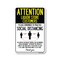 Signmission Public Safety, Liquor Store Customers Practice Social Distancing, 18in X 12in, OS-NS-A-1218-25361 OS-NS-A-1218-25361 - alternate 1