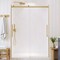 Anzzi Stellar 51 to 54 in. x 76 in. Sliding Frameless Shower Door in Brushed Gold with Tempered Glass SD-FRLS05903BG - alternate 7