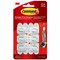 Command Mini White Hooks with White Strips, White, 6PK MMM17006 - alternate 1